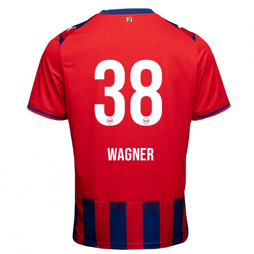 Danxen Męski Yannik Wagner #38 Królewski Niebieski Biały Czerwony Domowa Koszulka 2026/27 Koszulki Klubowe