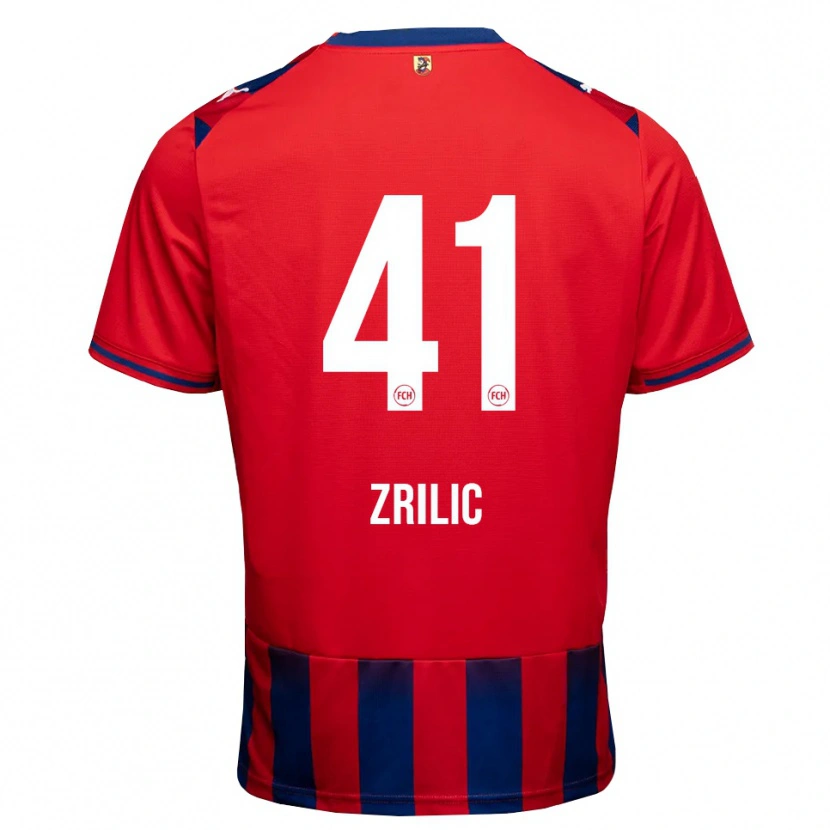 Danxen Męski Marko Zrilić #41 Królewski Niebieski Biały Czerwony Domowa Koszulka 2026/27 Koszulki Klubowe