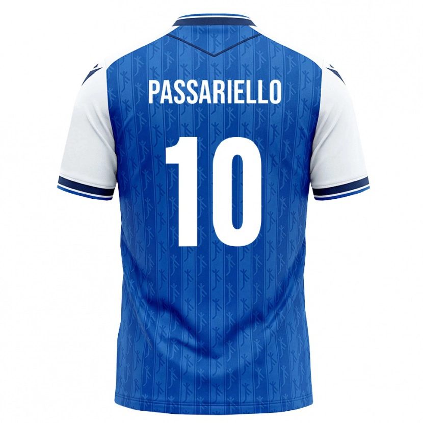 Danxen Męski Samuel Passariello #10 Królewski Niebieski Biały Domowa Koszulka 2026/27 Koszulki Klubowe