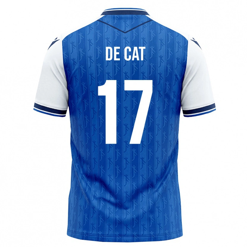 Danxen Męski Nathan De Cat #17 Królewski Niebieski Biały Domowa Koszulka 2026/27 Koszulki Klubowe