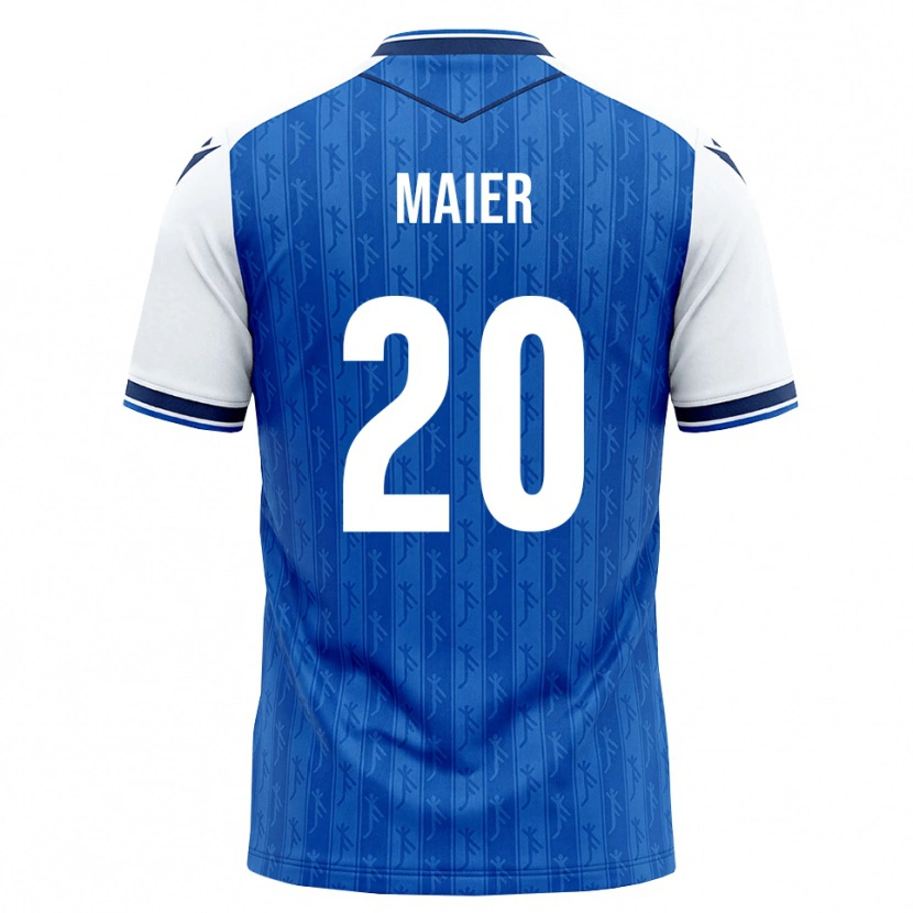Danxen Męski Leonie Maier #20 Królewski Niebieski Biały Domowa Koszulka 2026/27 Koszulki Klubowe