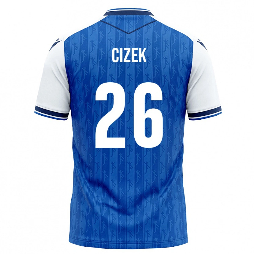 Danxen Męski Krystof Cizek #26 Królewski Niebieski Biały Domowa Koszulka 2026/27 Koszulki Klubowe