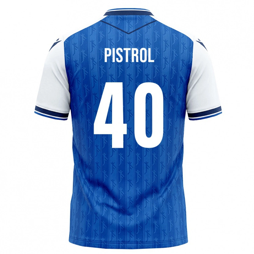 Danxen Męski Santino Pistrol #40 Królewski Niebieski Biały Domowa Koszulka 2026/27 Koszulki Klubowe