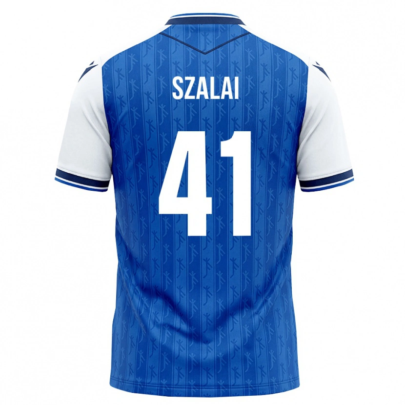 Danxen Męski Attila Szalai #41 Królewski Niebieski Biały Domowa Koszulka 2026/27 Koszulki Klubowe