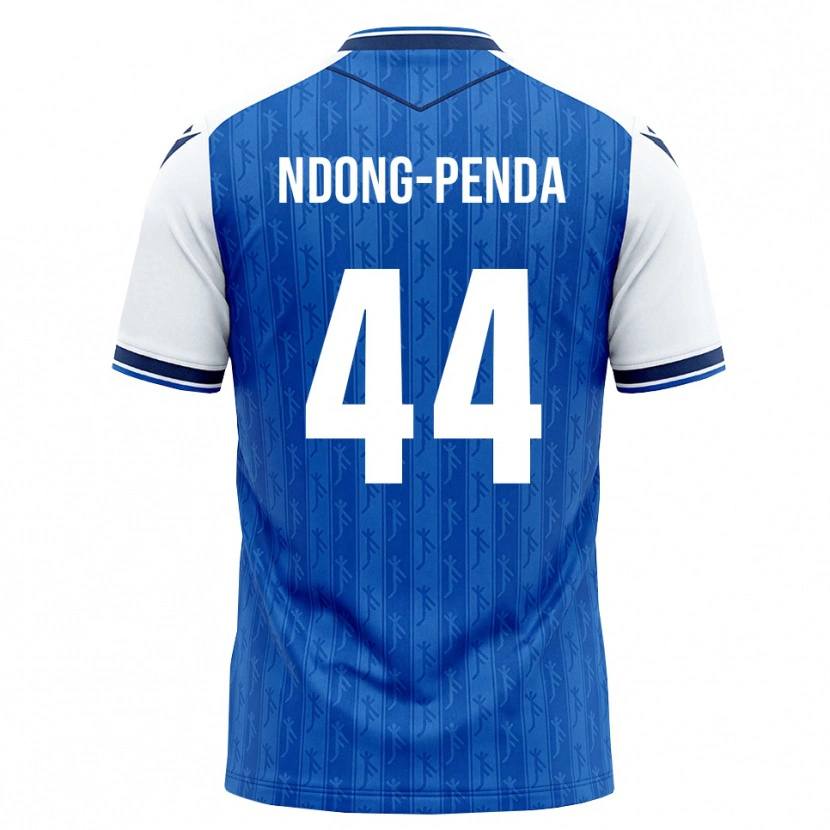 Danxen Męski Maxime Ndong-Penda #44 Królewski Niebieski Biały Domowa Koszulka 2026/27 Koszulki Klubowe