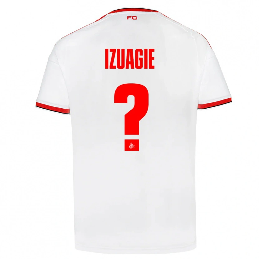 Danxen Męski Isaiah Izuagie #0 Biały Czerwony Czarny Domowa Koszulka 2026/27 Koszulki Klubowe