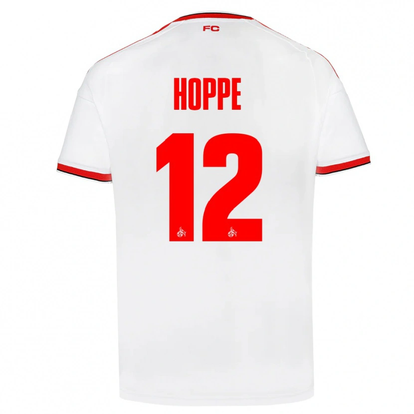 Danxen Męski Paula Hoppe #12 Biały Czerwony Czarny Domowa Koszulka 2026/27 Koszulki Klubowe