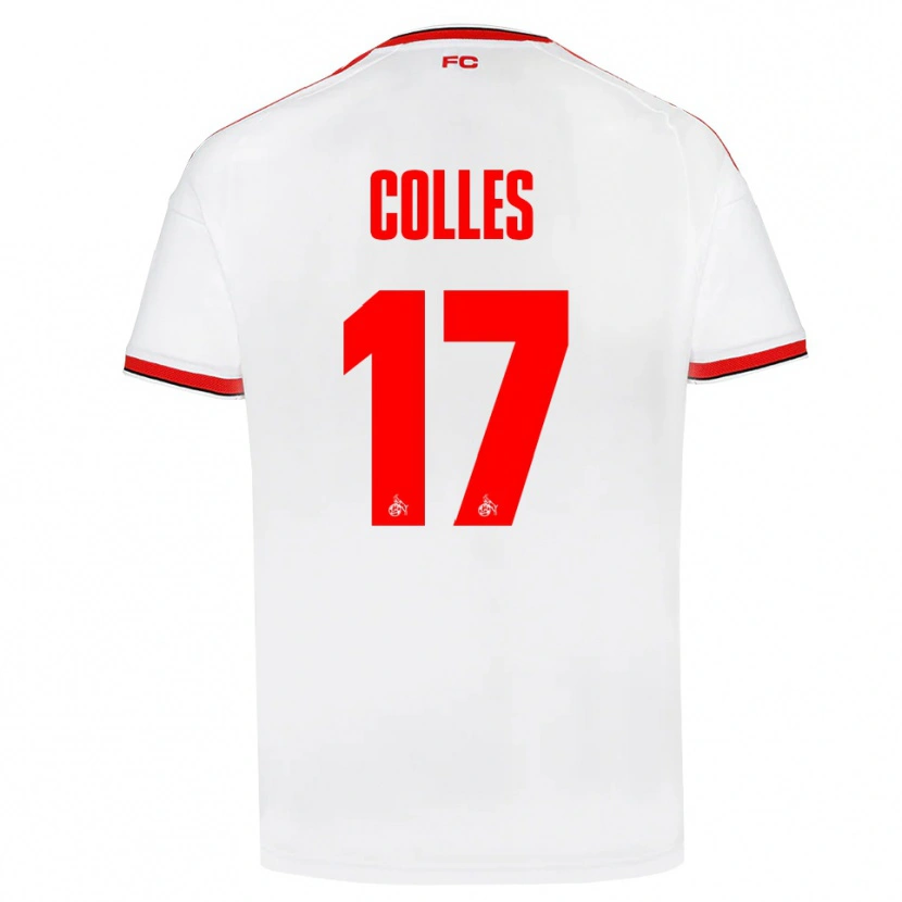 Danxen Męski Jan Colles #17 Biały Czerwony Czarny Domowa Koszulka 2026/27 Koszulki Klubowe