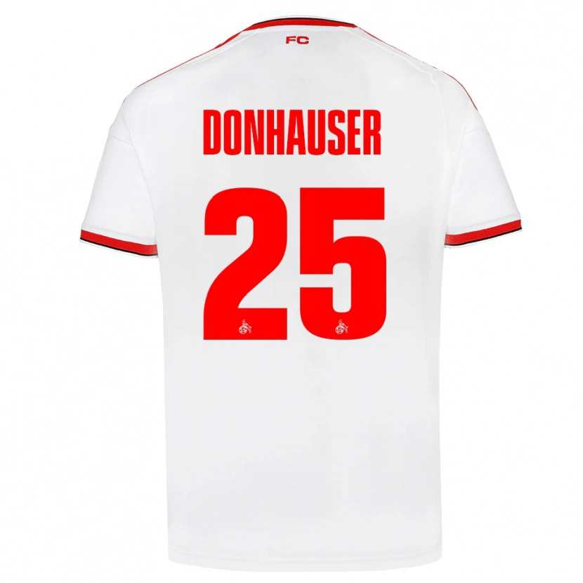 Danxen Męski Laura Donhauser #25 Biały Czerwony Czarny Domowa Koszulka 2026/27 Koszulki Klubowe