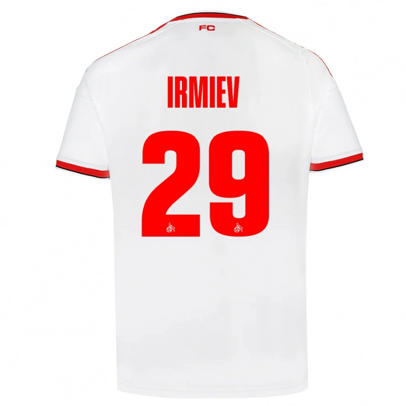 Danxen Męski Kristiyan Irmiev #29 Biały Czerwony Czarny Domowa Koszulka 2026/27 Koszulki Klubowe