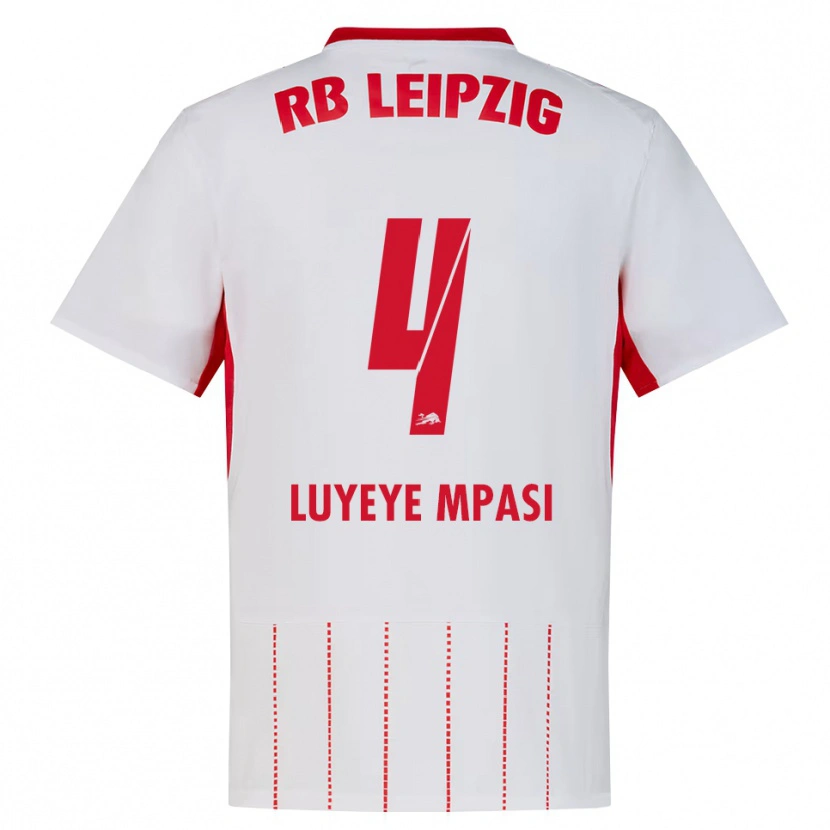 Danxen Męski Seal Luyeye Mpasi #4 Czerwony Biały Żółty Domowa Koszulka 2026/27 Koszulki Klubowe