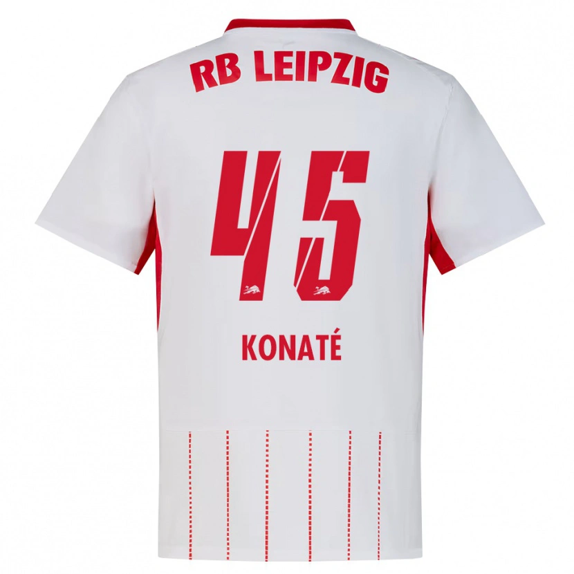 Danxen Męski Samba Konaté #45 Czerwony Biały Żółty Domowa Koszulka 2026/27 Koszulki Klubowe