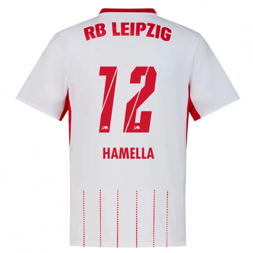 Danxen Męski Karl Hamella #12 Czerwony Biały Żółty Domowa Koszulka 2026/27 Koszulki Klubowe
