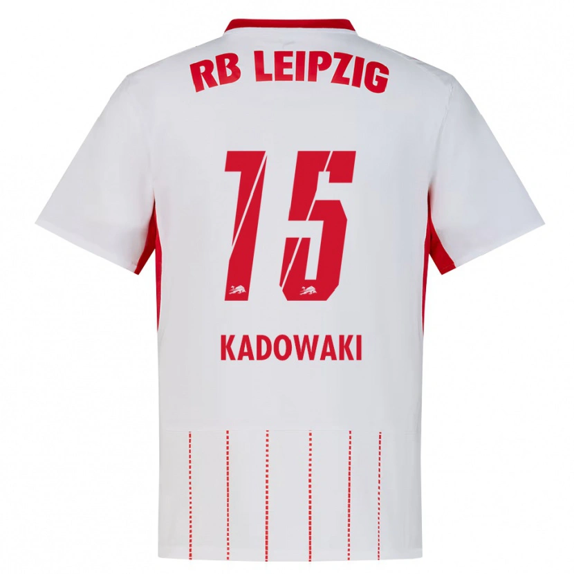 Danxen Męski Mai Kadowaki #15 Czerwony Biały Żółty Domowa Koszulka 2026/27 Koszulki Klubowe