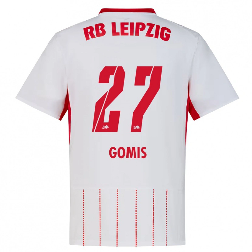Danxen Męski Tidiam Gomis #27 Czerwony Biały Żółty Domowa Koszulka 2026/27 Koszulki Klubowe