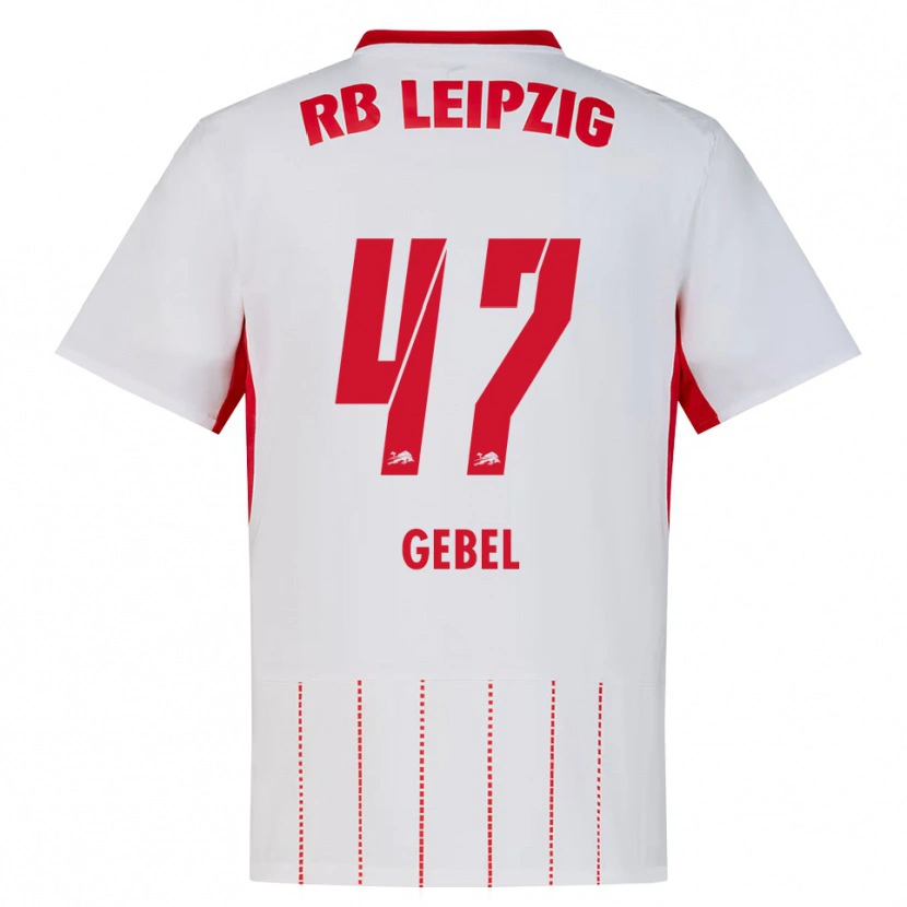 Danxen Męski Viggo Gebel #47 Czerwony Biały Żółty Domowa Koszulka 2026/27 Koszulki Klubowe