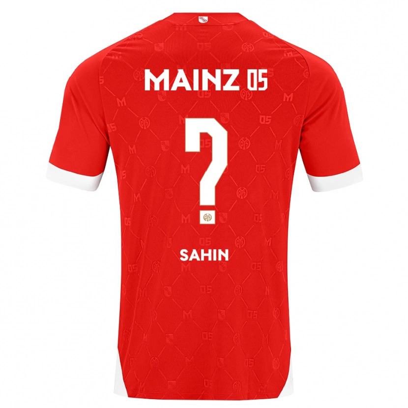 Danxen Męski Malik Sahin #0 Czerwony Biały Domowa Koszulka 2026/27 Koszulki Klubowe