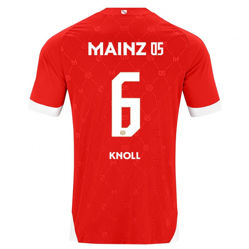 Danxen Męski Max Knoll #6 Czerwony Biały Domowa Koszulka 2026/27 Koszulki Klubowe