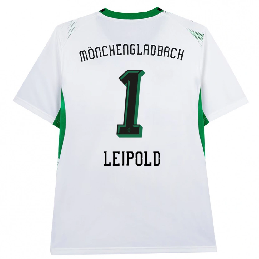 Danxen Męski Lasse Leipold #1 Biały Czarny Zielony Domowa Koszulka 2026/27 Koszulki Klubowe