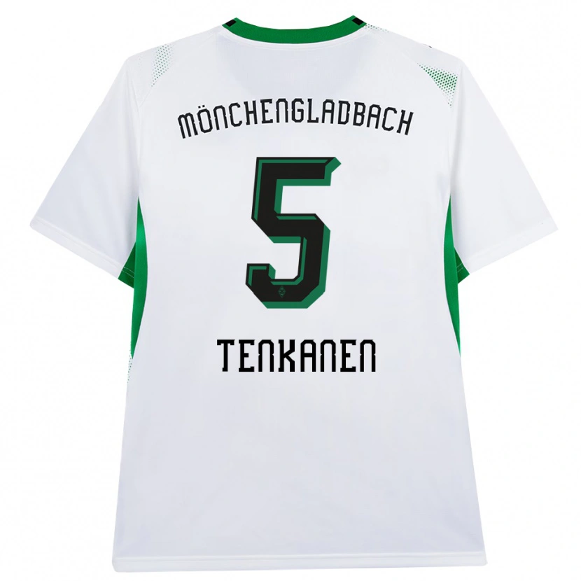 Danxen Męski Luke Tenkanen #5 Biały Czarny Zielony Domowa Koszulka 2026/27 Koszulki Klubowe