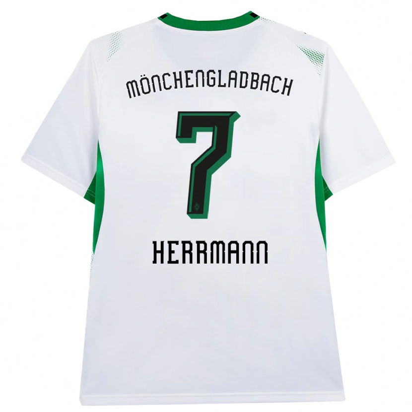 Danxen Męski Patrick Herrmann #7 Biały Czarny Zielony Domowa Koszulka 2026/27 Koszulki Klubowe