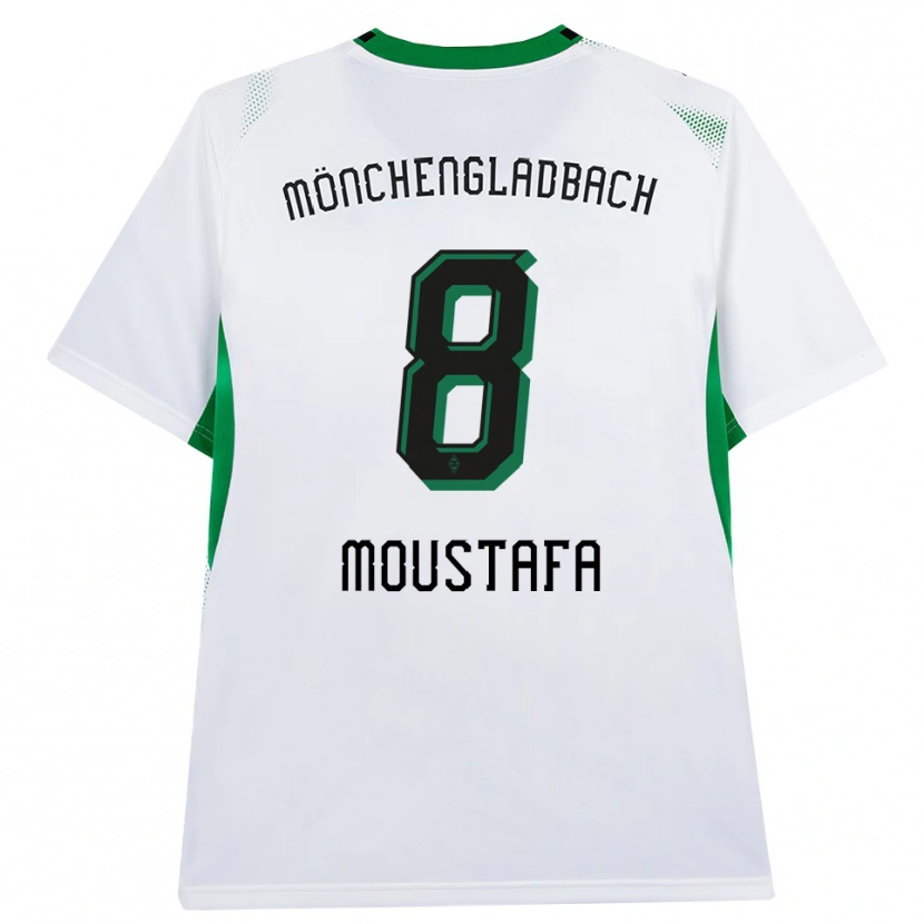 Danxen Męski Moustafa Ashraf Moustafa #8 Biały Czarny Zielony Domowa Koszulka 2026/27 Koszulki Klubowe