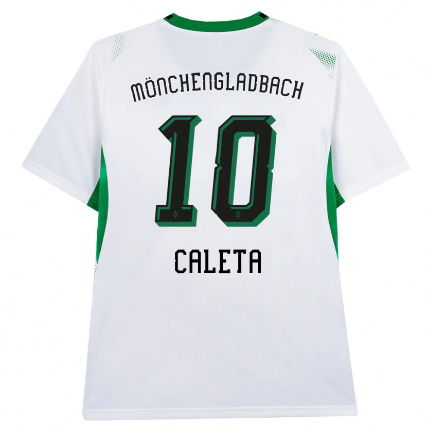 Danxen Męski Ivan Caleta #10 Biały Czarny Zielony Domowa Koszulka 2026/27 Koszulki Klubowe