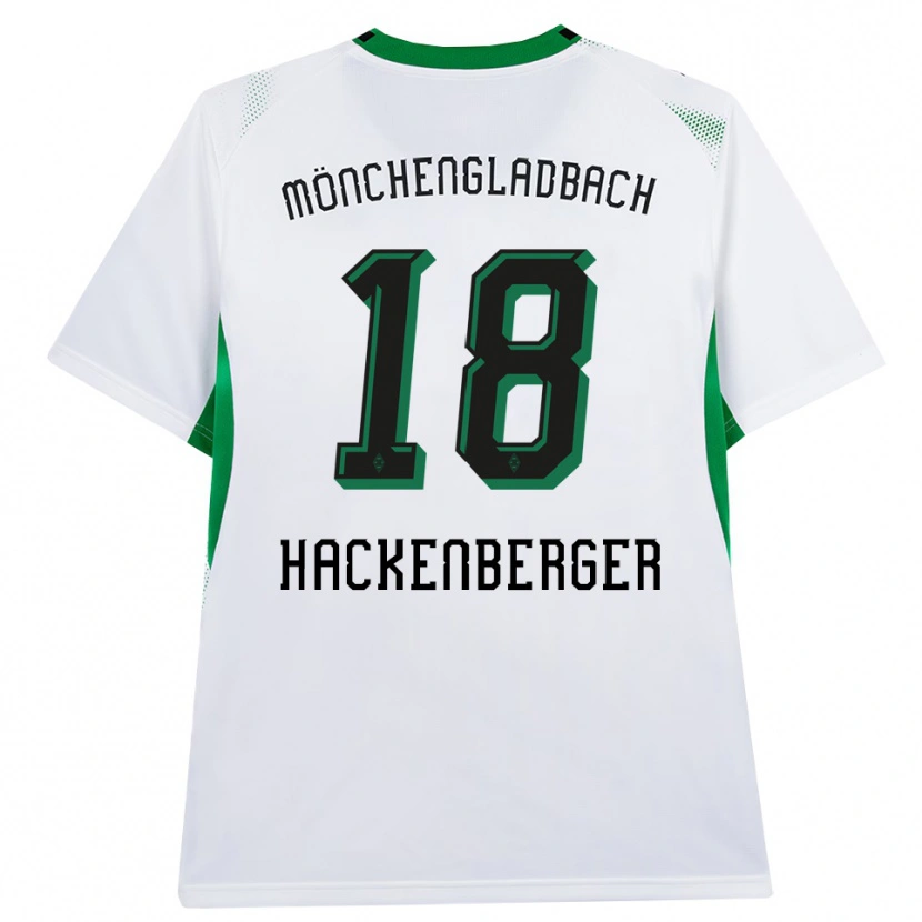 Danxen Męski Jessica Hackenberger #18 Biały Czarny Zielony Domowa Koszulka 2026/27 Koszulki Klubowe