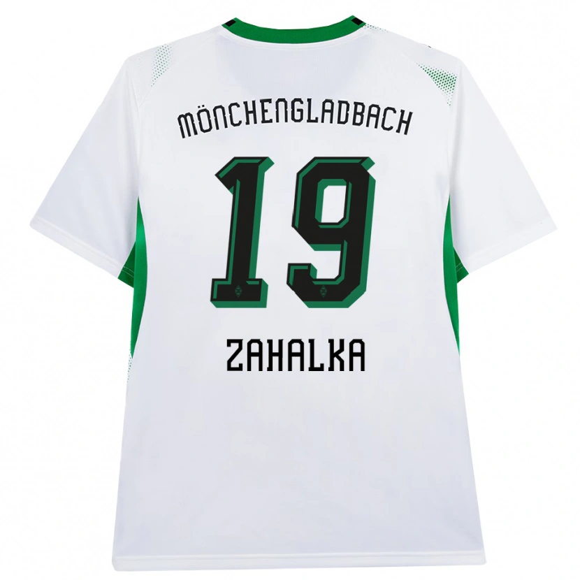 Danxen Męski Filip Zahálka #19 Biały Czarny Zielony Domowa Koszulka 2026/27 Koszulki Klubowe