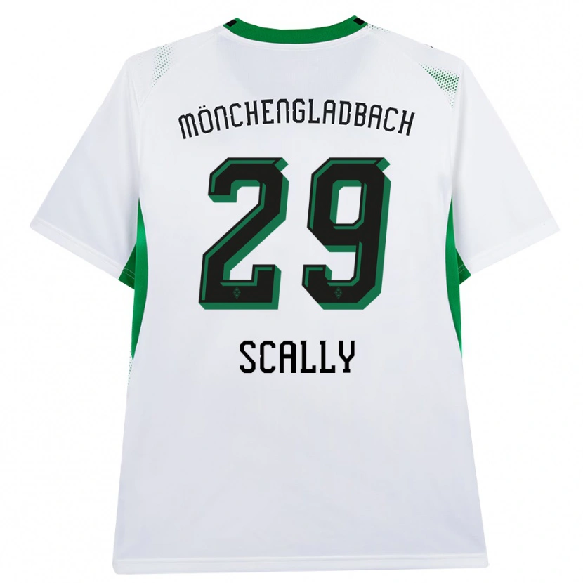 Danxen Męski Joe Scally #29 Biały Czarny Zielony Domowa Koszulka 2026/27 Koszulki Klubowe