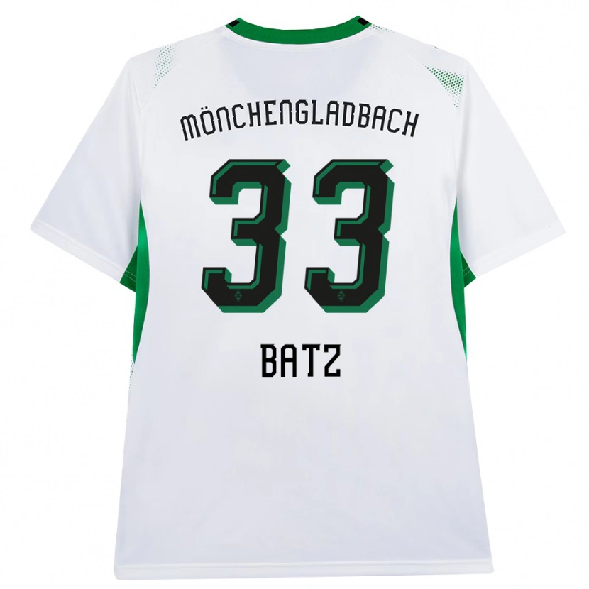 Danxen Męski Daniel Batz #33 Biały Czarny Zielony Domowa Koszulka 2026/27 Koszulki Klubowe