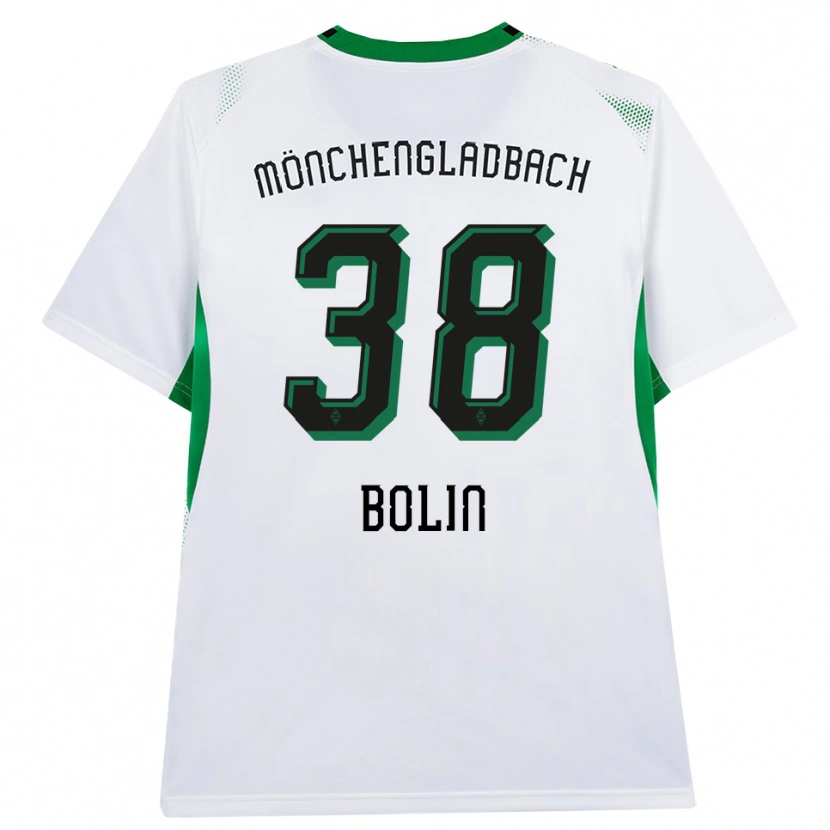Danxen Męski Hugo Bolin #38 Biały Czarny Zielony Domowa Koszulka 2026/27 Koszulki Klubowe