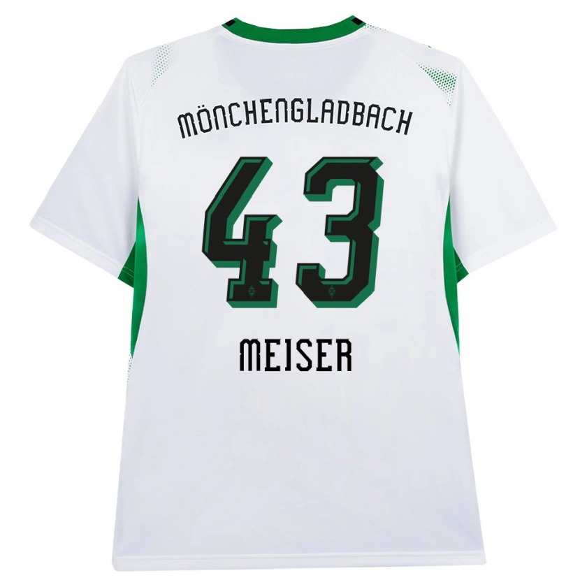 Danxen Męski Tyler Meiser #43 Biały Czarny Zielony Domowa Koszulka 2026/27 Koszulki Klubowe
