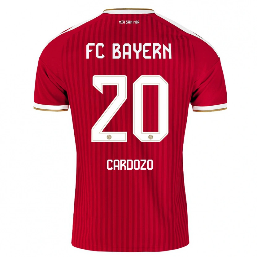 Danxen Męski Maycon Cardozo #20 Czerwony Biały Niebieski Domowa Koszulka 2026/27 Koszulki Klubowe