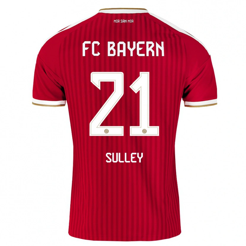 Danxen Męski Williams Baffour Sulley #21 Czerwony Biały Niebieski Domowa Koszulka 2026/27 Koszulki Klubowe