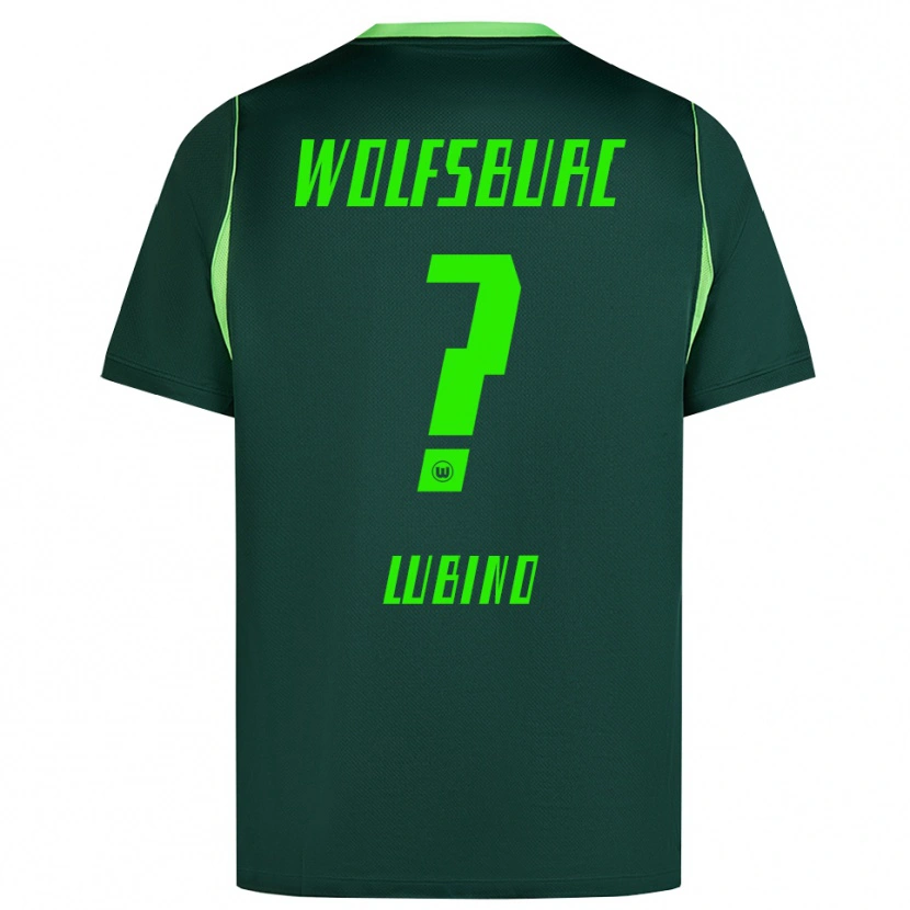 Danxen Męski Francesco Lubino #0 Ciemnozielony Biały Domowa Koszulka 2026/27 Koszulki Klubowe