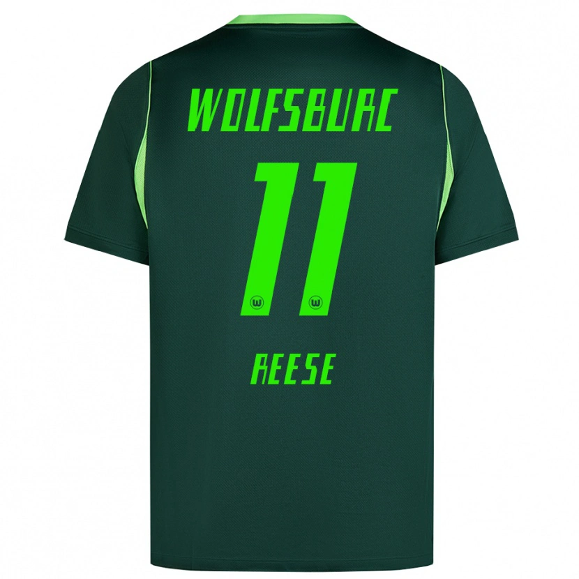 Danxen Męski Fabian Reese #11 Ciemnozielony Biały Domowa Koszulka 2026/27 Koszulki Klubowe