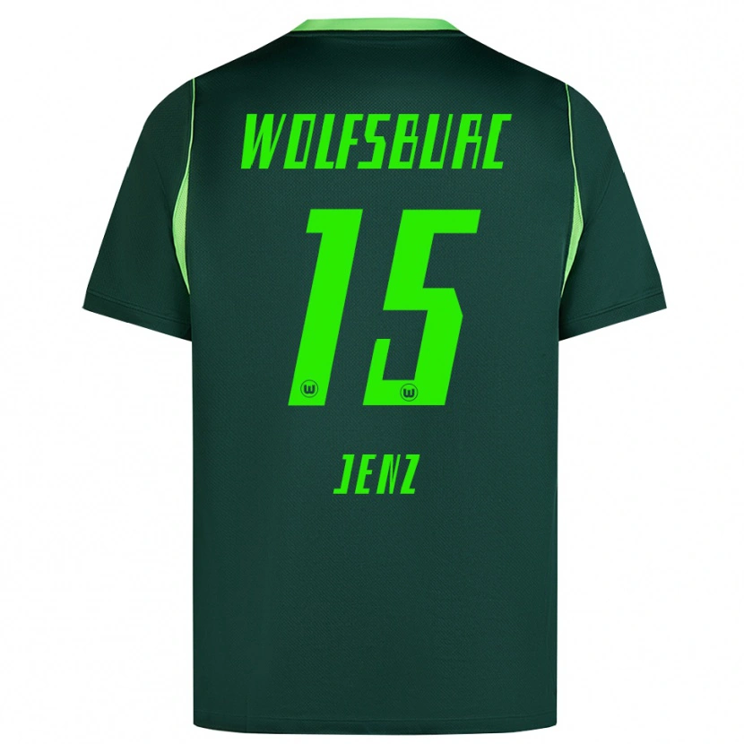 Danxen Męski Moritz Jenz #15 Ciemnozielony Biały Domowa Koszulka 2026/27 Koszulki Klubowe