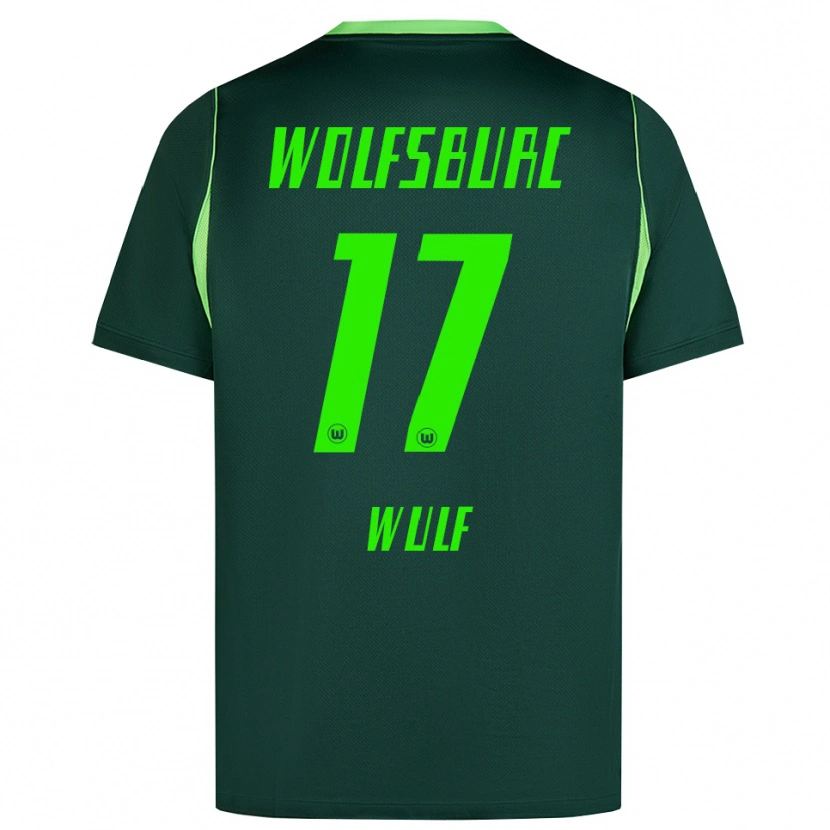 Danxen Męski Diego Wulf #17 Ciemnozielony Biały Domowa Koszulka 2026/27 Koszulki Klubowe