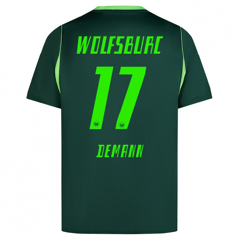 Danxen Męski Kristin Demann #17 Ciemnozielony Biały Domowa Koszulka 2026/27 Koszulki Klubowe