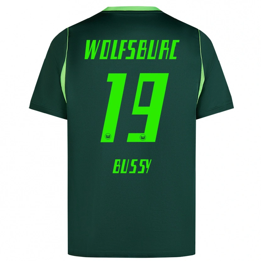 Danxen Męski Kessya Bussy #19 Ciemnozielony Biały Domowa Koszulka 2026/27 Koszulki Klubowe