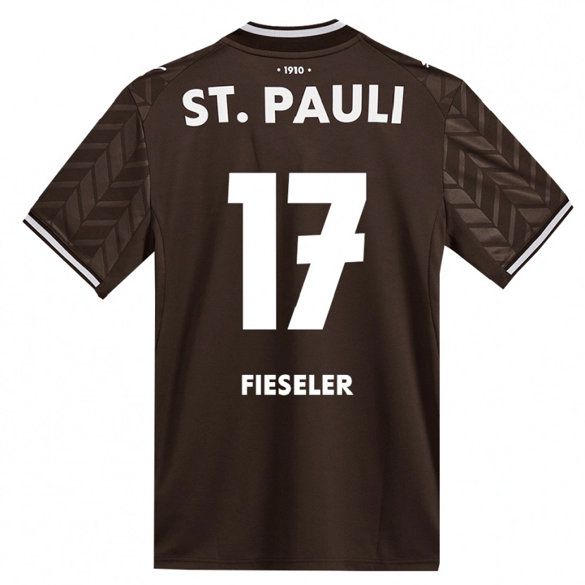 Danxen Męski Jonas Fieseler #17 Kawa Biała Domowa Koszulka 2026/27 Koszulki Klubowe