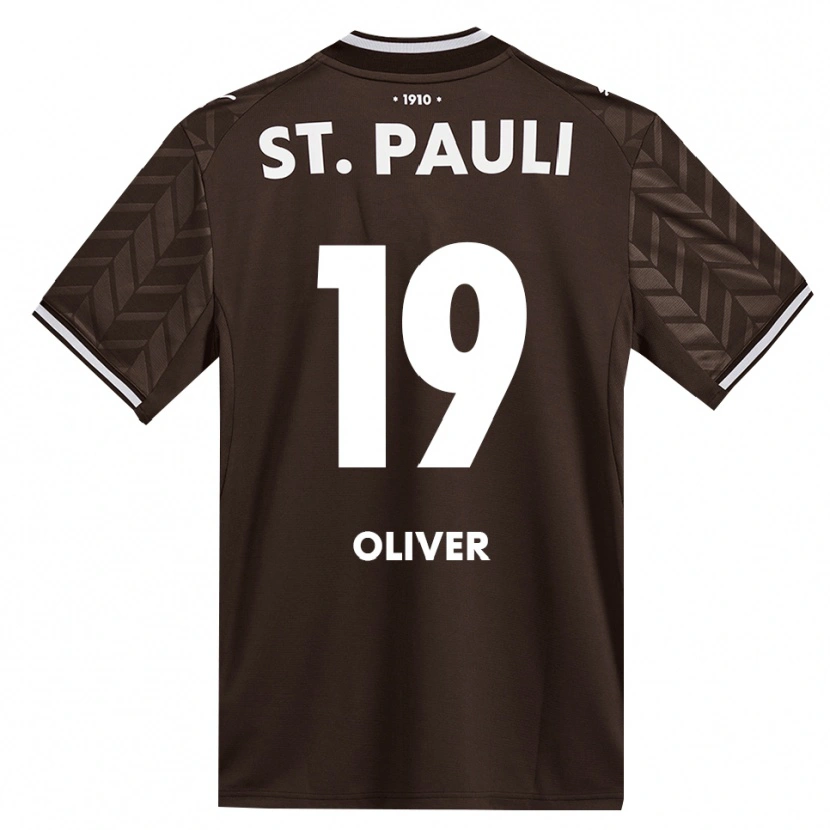 Danxen Męski Oliver Nana Kwasi Aboagye #19 Kawa Biała Domowa Koszulka 2026/27 Koszulki Klubowe