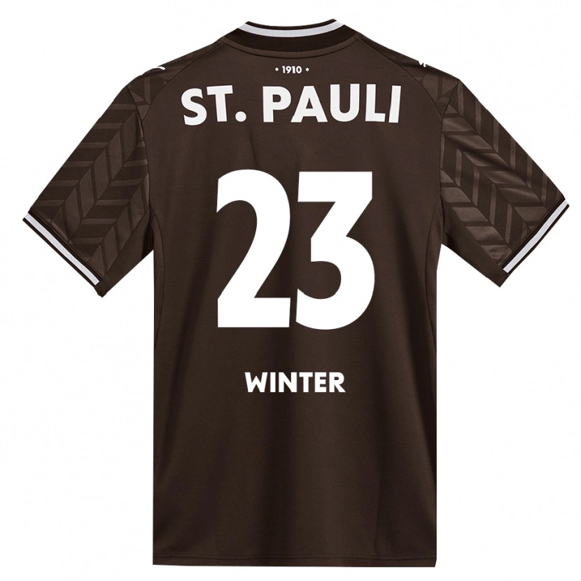 Danxen Męski Nik Winter #23 Kawa Biała Domowa Koszulka 2026/27 Koszulki Klubowe