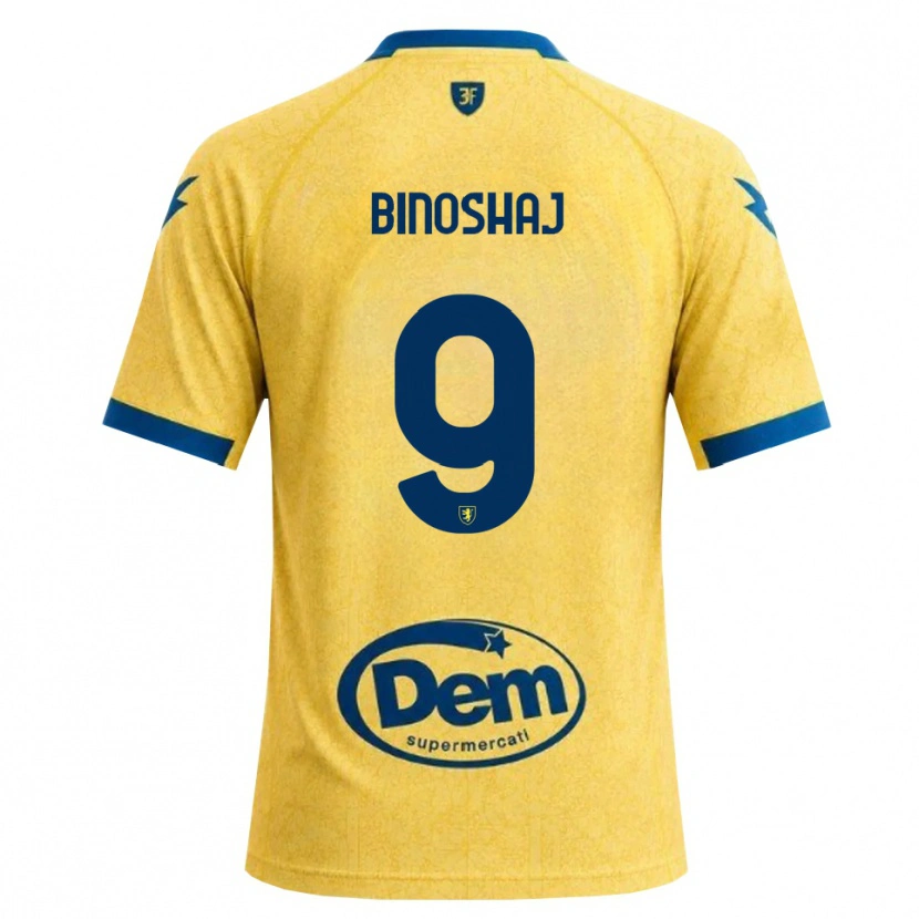 Danxen Męski Samuele Binoshaj #9 Chabrowy Czarny Niebieski Domowa Koszulka 2026/27 Koszulki Klubowe