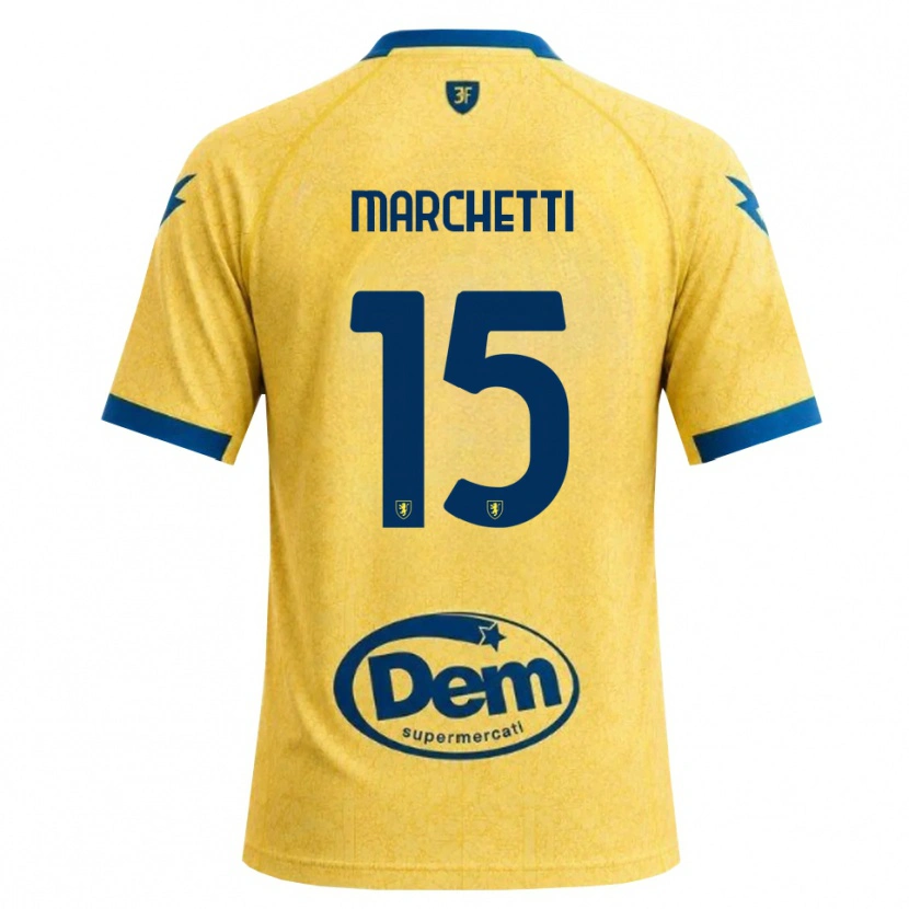Danxen Męski Matteo Marchetti #15 Chabrowy Czarny Niebieski Domowa Koszulka 2026/27 Koszulki Klubowe