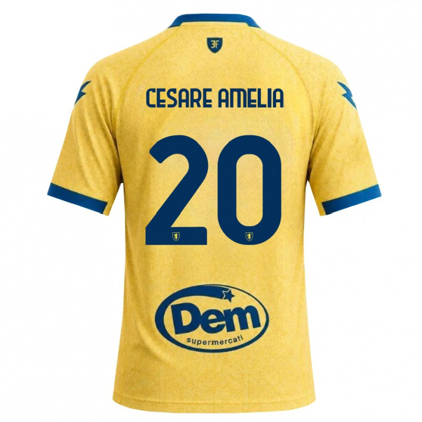 Danxen Męski Giulio Cesare Amelia #20 Chabrowy Czarny Niebieski Domowa Koszulka 2026/27 Koszulki Klubowe