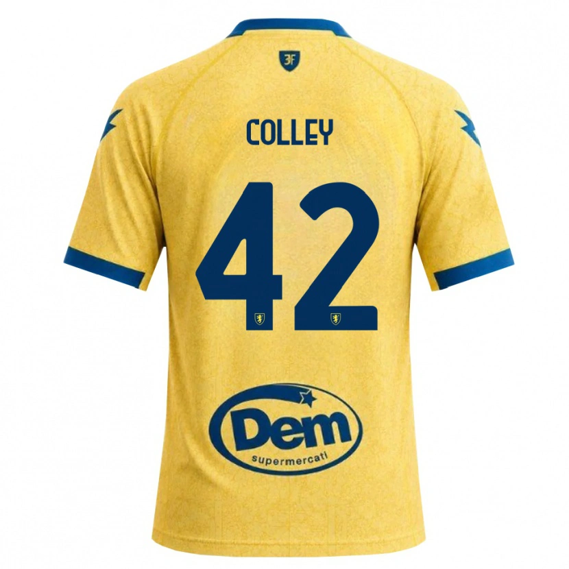 Danxen Męski Muhammed Colley #42 Chabrowy Czarny Niebieski Domowa Koszulka 2026/27 Koszulki Klubowe