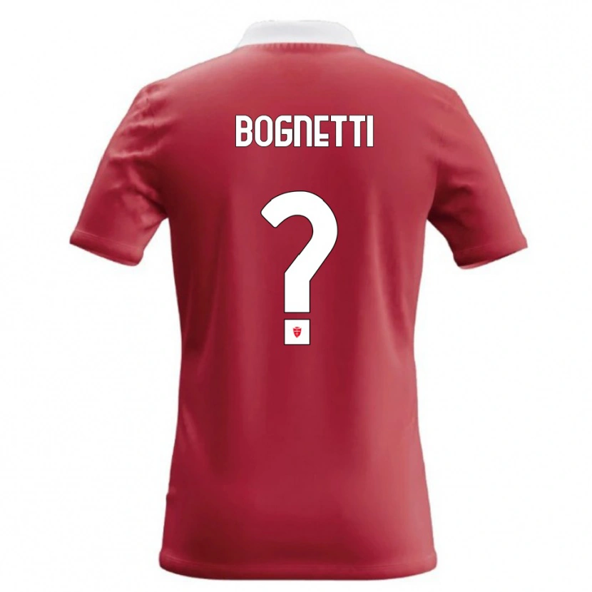 Danxen Męski Federico Bognetti #0 Czerwony Biały Domowa Koszulka 2026/27 Koszulki Klubowe