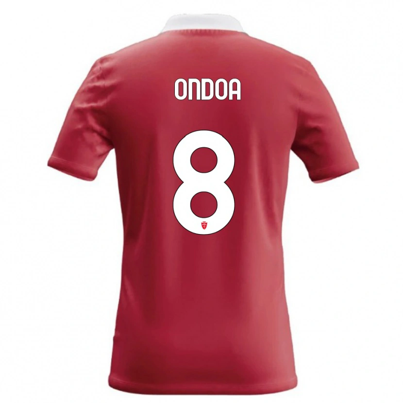 Danxen Męski Foe Ondoa #8 Czerwony Biały Domowa Koszulka 2026/27 Koszulki Klubowe